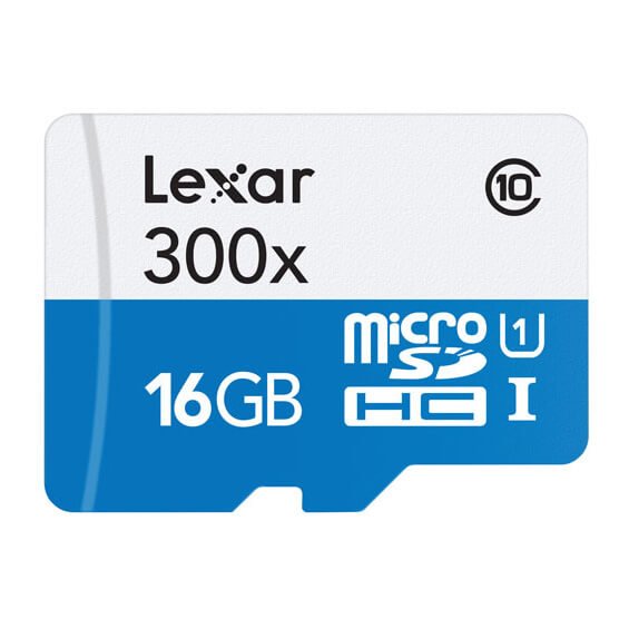 Lexar 16gb 300x 45mb/s microsdhc