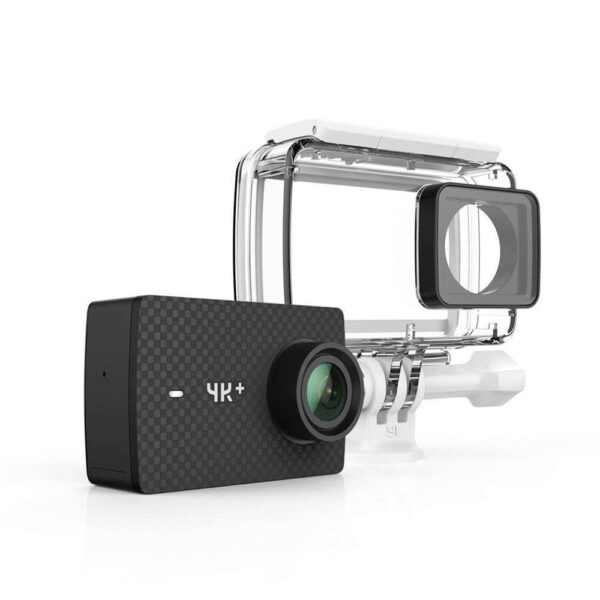 YI 4K Plus Action Camera Waterproof Case Set Black