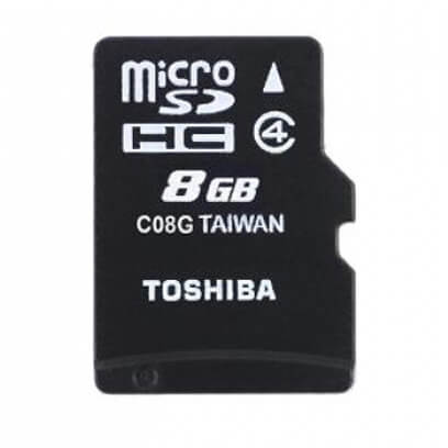 Toshiba 8Gb microSDHC card