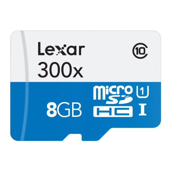 Lexar 8gb 300x 45mb/s microsdhc