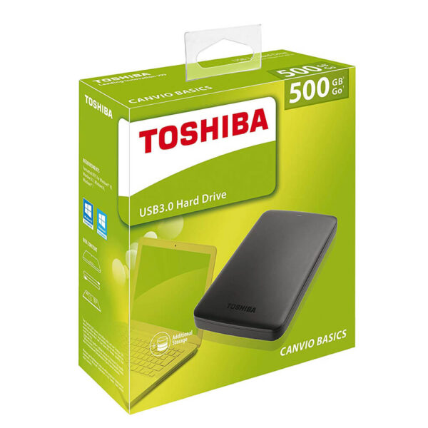 Toshiba Canvio Basics 500Gb External HDD