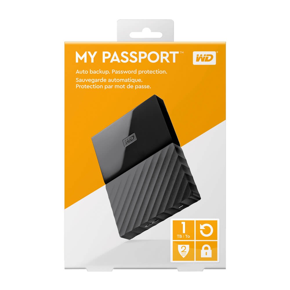 WD My Passport 1TB External HDD