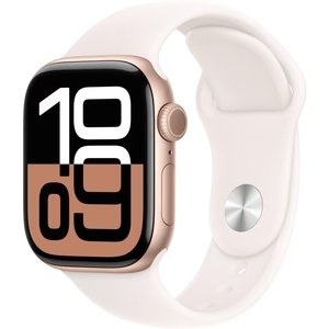 Sifarişlə Apple Watch Series 10 GPS 42mm Rose Gold Aluminum Case With Light Blush Band
