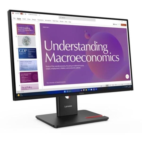 Monitor Lenovo ThinkVision T24D-40/ 23.8"(1920x1080) WLED/ 120Hz/ Tilt, Swivel, Pivot, Height Adjust