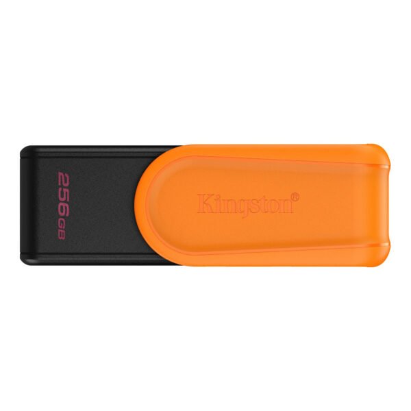 256GB Portable USB 3.2 Gen 1 DataTraveler Exodia S (Black/Orange)