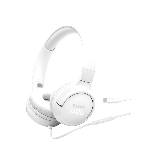 JBL Tune 520C USB-C wired White
