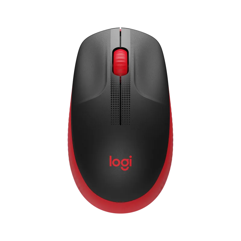 Logitech M190 Full-Size Wireless Mouse Red_1