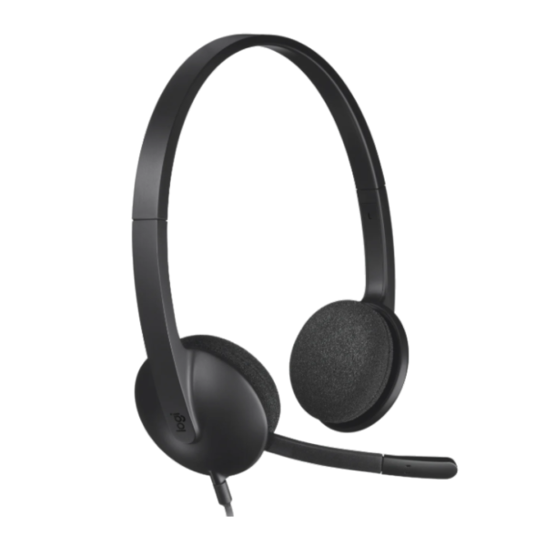 LOGITECH Corded USB Headset H340  - BLACK