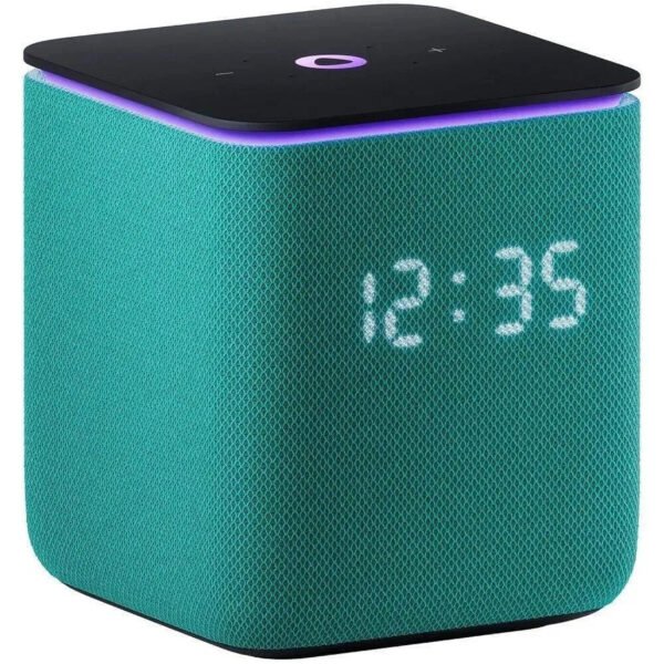 Yandex Station Midi – Alice ilə ağıllı kolonka, Zigbee dəstəyi, 24W, zümrüd (emerald) rəng (YNDX-00054)