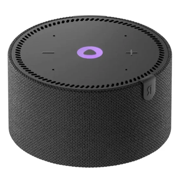 Yandex Stansiya Mini Plus Qara YNDX-00021 saat­sız (səs köməkçisi olan ağıllı dinamik)