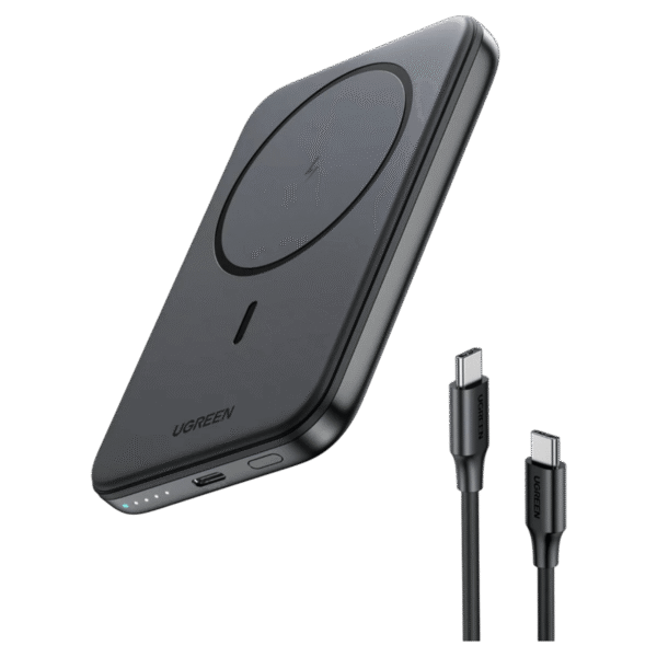 UGREEN 10000mAh Magnetic Wireless Power Bank Space Gray