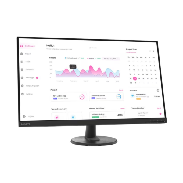Monitor Lenovo D32-40/ 31.5(1920x1080) 60Hz/ Ports: DP,HDMI/ Raven Black