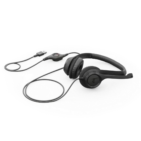 Logitech Corded USB Headset H390 - EMEA (981-000406)
