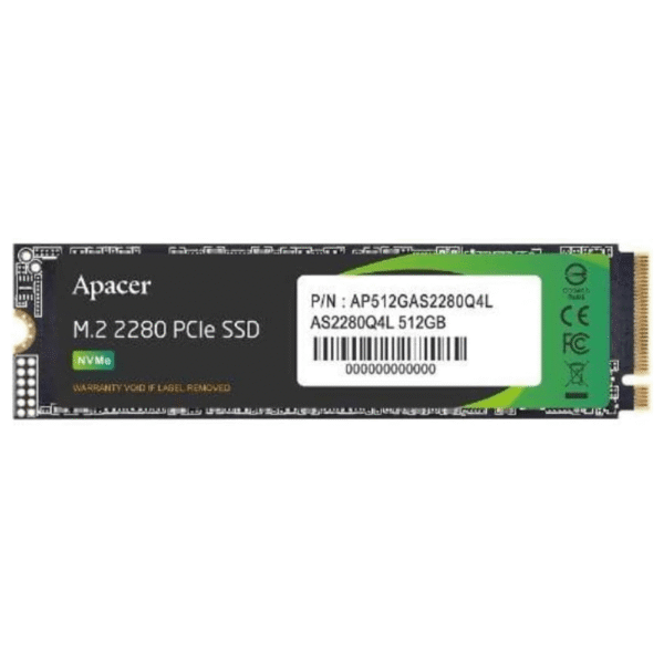 Apacer AS2280Q4L M.2 PCIe 512GB (AP512GAS2280Q4L-1)