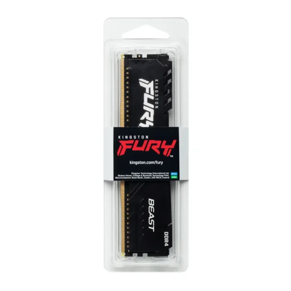 16GB 3200MT/s DDR4 CL16 DIMM 1Gx8 FURY Beast Black (KF432C16BB1/16)