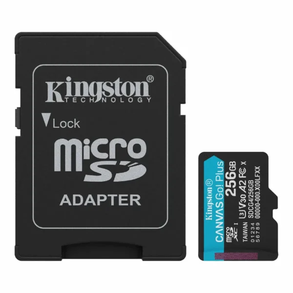 Kingston 256GB Canvas Go Plus microSD G4 200R V30