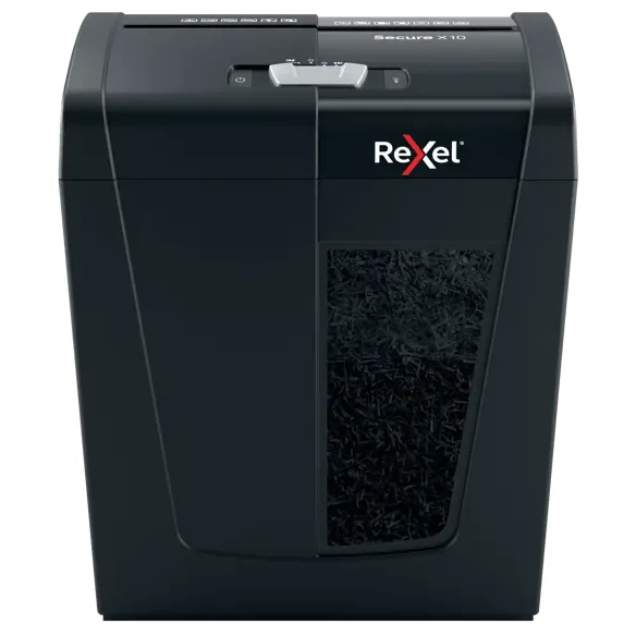 Rexel Secure X10 Cross Cut Paper Shredder P4