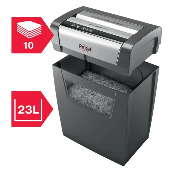 Rexel Momentum X410 Cross Cut Paper Shredder P4